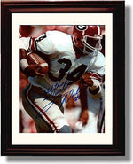 Framed 8x10 Georgia Football Herschel Walker Closeup Autograph Promo Print Framed Print - College Football FSP - Framed   