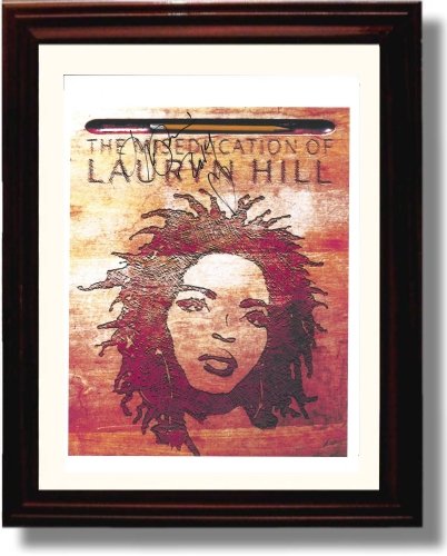 Unframed Lauryn Hill Autograph Promo Print Unframed Print - Music FSP - Unframed   