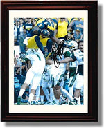 Framed 8x10 Jabrill Peppers "the Leap" Michigan Wolverines Autograph Promo Print Framed Print - College Football FSP - Framed   