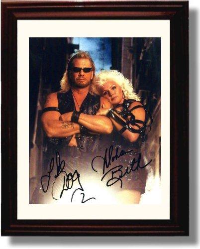 8x10 Framed Dog the Bounty Hunter Autograph Promo Print - Dog the Bounty Hunter Framed Print - Television FSP - Framed   