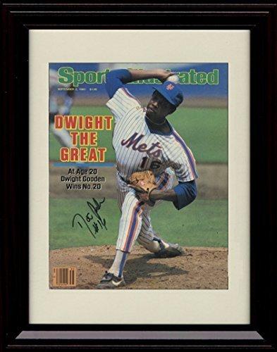 Framed 8x10 Dwight Gooden SI Autograph Replica Print - Dr. K Framed Print - Baseball FSP - Framed   