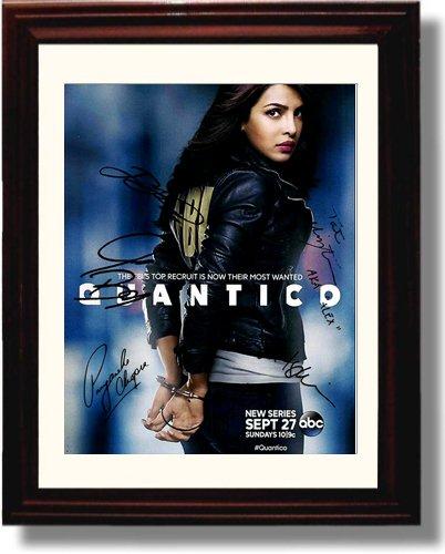 8x10 Framed Quantico Autograph Promo Print - Cast Signed Framed Print - Television FSP - Framed   