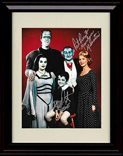 Unframed The Munsters Autograph Promo Print - Family Picture - Cast Signed Unframed Print - Television FSP - Unframed   