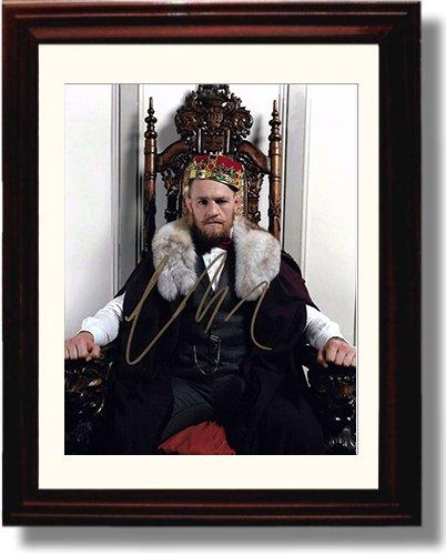 Unframed Conor McGregor 1 Autograph Promo Print - On the Throne Unframed Print - Martial Arts FSP - Unframed   