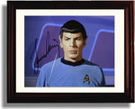 Unframed Leonard Nimoy Autograph Promo Print - Spock Unframed Print - Television FSP - Unframed   