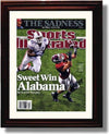 Unframed Alabama Crimson Tide Colin Peek "Sweet Win Alabama" SI Autograph Promo Unframed Print - College Football FSP - Unframed   