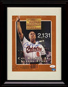 Framed 8x10 Cal Ripken SI Autograph Replica Print - Iron Man Framed Print - Baseball FSP - Framed   