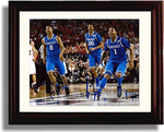 Unframed Aaron Harrison, Marcus Lee, James Young Autograph Promo Print - Kentucky Wildcats Unframed Print - College Basketball FSP - Unframed   