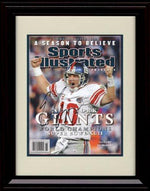 Unframed Eli Manning - New York Giants SI Championship Commemorative Print - 2008 Unframed Print - Pro Football FSP - Unframed   