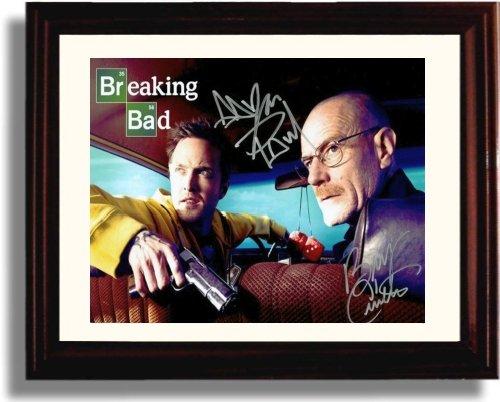 Unframed Breaking Bad Autograph Promo Print - Bryan Cranston Aaron Paul Unframed Print - Television FSP - Unframed   