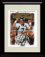 Unframed John Elway SI Autograph Promo Print - 1998 Champs! Unframed Print - Pro Football FSP - Unframed   