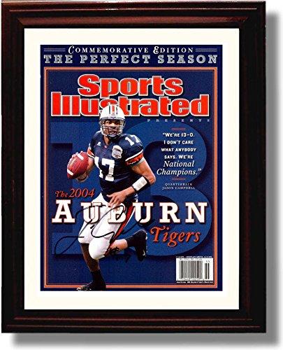 Framed 8x10 Auburn Tigers Framed 8x10 Jason Campbell 2004 Commemorative SI Autograph Promo Framed Print - College Football FSP - Framed   