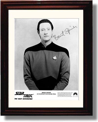 Unframed Brent Spiner Autograph Promo Print - Star Trek Unframed Print - Television FSP - Unframed   