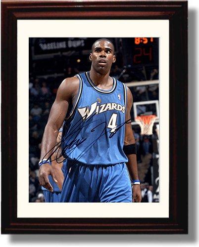 Unframed Antawn Jamison Autograph Promo Print Unframed Print - Pro Basketball FSP - Unframed   