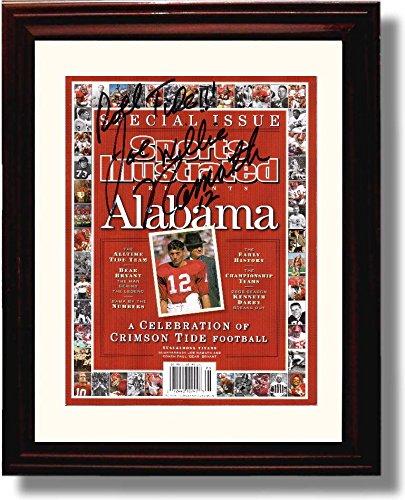 Framed 8x10 Alabama Football Special Issue Joe Namath SI Autograph Promo Print Framed Print - College Football FSP - Framed   