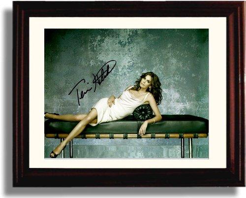 8x10 Framed Teri Hatcher Autograph Promo Print Framed Print - Television FSP - Framed   