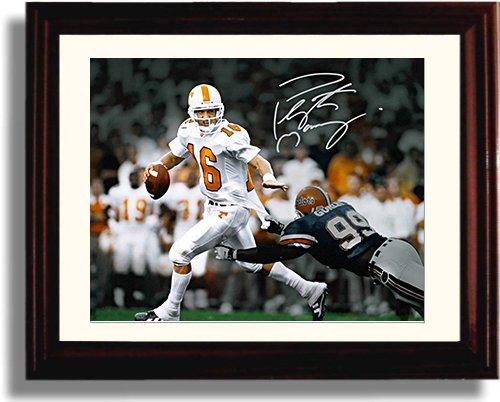 Framed 8x10 Peyton Manning Autograph Promo Print - Tennessee Volunteers Framed Print - College Football FSP - Framed   