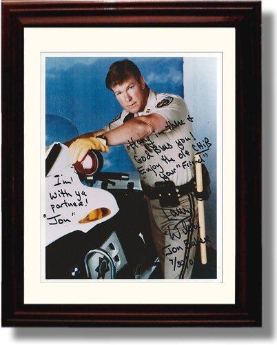 Unframed Larry Wilcox Autograph Promo Print - Chips Unframed Print - Television FSP - Unframed   