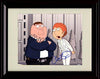 Unframed Family Guy Autograph Promo Print - Peter and Lois - Landscape Unframed Print - Television FSP - Unframed   