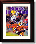 Unframed LSU "See You Later Gators" Kevin Faulk 1997 SI Autograph Promo Print Unframed Print - College Football FSP - Unframed   