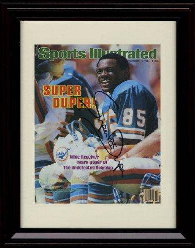Unframed Mark Super Duper - Miami Dolphins SI Autograph Promo Print Unframed Print - Pro Football FSP - Unframed   