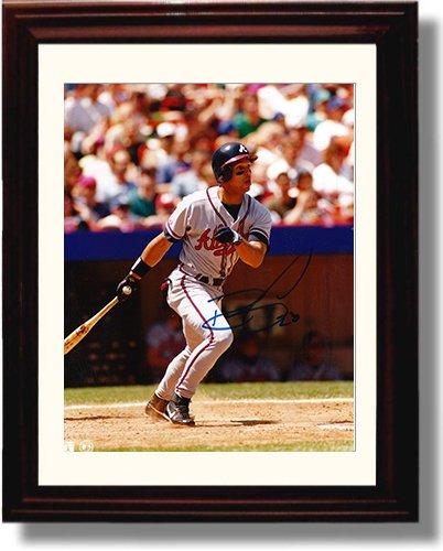 Unframed David Justice Autograph Replica Print Unframed Print - Baseball FSP - Unframed   