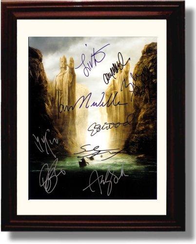 Unframed Cast of the Lord of the Rings Autograph Promo Print - Lord of the Rings Unframed Print - Movies FSP - Unframed   