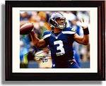 Unframed Russell Wilson "Matthew 6:33"- Seattle Seahawks  Autograph Promo Print Unframed Print - Pro Football FSP - Unframed   