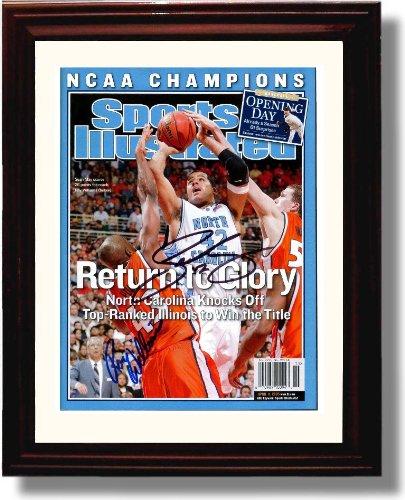 Unframed North Carolina Tarheels "Return to Glory" 2005 Sean May, Roy Williams SI Unframed Print - College Basketball FSP - Unframed   