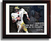 Framed 8x10 Jim Harbaugh "I Guarantee We Will Beat OSU" Michigan Wolverines Print Framed Print - College Football FSP - Framed   