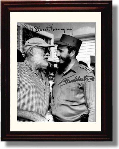 Unframed Castro Hemingway Autograph Promo Print Unframed Print - History FSP - Unframed   