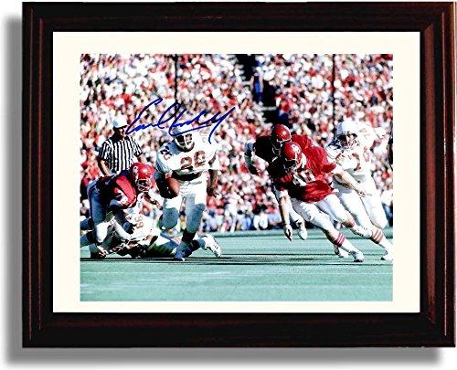 Framed 8x10 Earl Campbell Texas "The Tyler Rose" Autograph Promo Print Framed Print - College Football FSP - Framed   