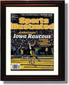 Framed 8x10 George Kittle SI Autograph Promo Print - Iowa Hawkeyes Framed Print - College Football FSP - Framed   