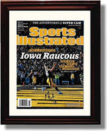 Framed 8x10 George Kittle SI Autograph Promo Print - Iowa Hawkeyes Framed Print - College Football FSP - Framed   