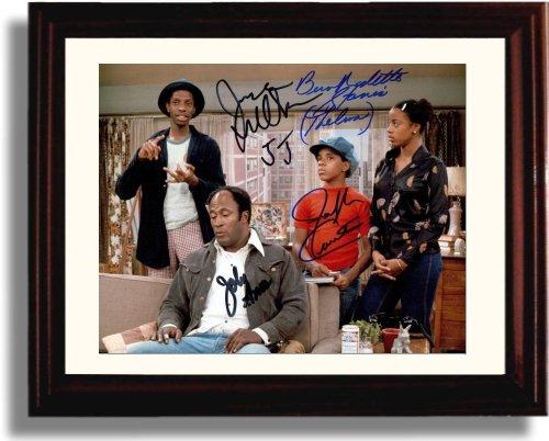 8x10 Framed Good Times Autograph Promo Print - Good Times Cast Framed Print - Television FSP - Framed   