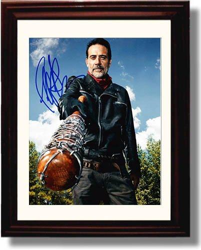 Unframed Walking Dead Negan:Lucille Jeffrey Dean Morgan Autograph Promo Print Unframed Print - Television FSP - Unframed   