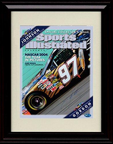 Unframed Kurt Busch SI Autograph Promo Print Unframed Print - NASCAR FSP - Unframed   