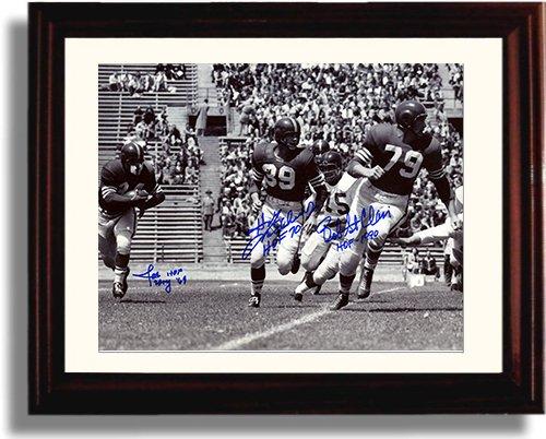 Unframed Bob St Clair, Joe Perry, and Hugh McElhenny - 49ers Autograph Promo Print Unframed Print - Pro Football FSP - Unframed   