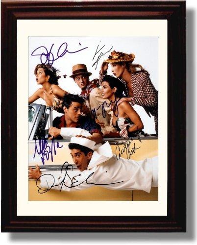 8x10 Framed Friends Car - Autograph Promo Print - Friends Cast Framed Print - Television FSP - Framed   