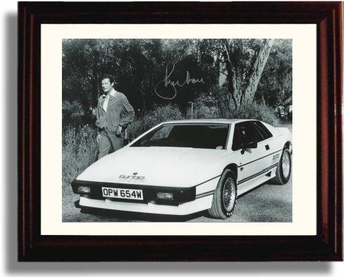 Unframed Roger Moore Autograph Promo Print - James Bond Unframed Print - Movies FSP - Unframed   