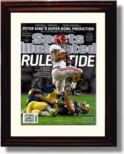 Alabama Crimson Tide 2013 National Champs "Rule Tide" Unframed SI Eddie Lacy Autograph Unframed Print - College Football FSP - Unframed   