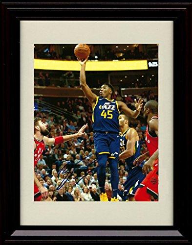 Unframed Donovan Mitchell Autograph Promo Print - RoY Candidate Unframed Print - Pro Basketball FSP - Unframed   