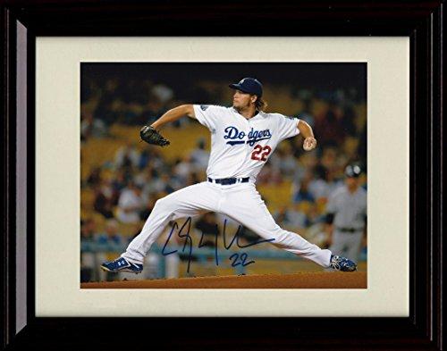 Framed 8x10 Clayton Kershaw Autograph Replica Print Framed Print - Baseball FSP - Framed   