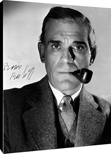 Acrylic Wall Art:  Boris Karloff Autograph Print Acrylic - Movies FSP - Acrylic   