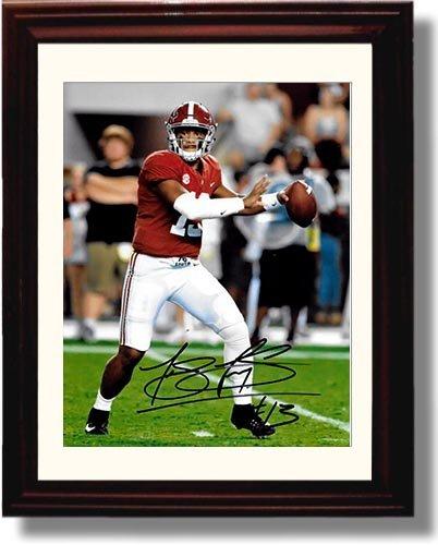 Unframed Tua Tagovailoa "In The Pocket" Alabama Crimson Tide Autograph Promo Print Unframed Print - College Football FSP - Unframed   