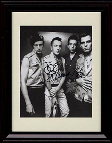 Unframed The Clash Autograph Promo Print - Joe Strummer Signed Unframed Print - Music FSP - Unframed   