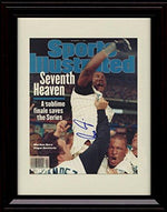 Framed 8x10 Edgar Renteria SI Autograph Replica Print - 1997 - Marlins Champs! Framed Print - Baseball FSP - Framed   