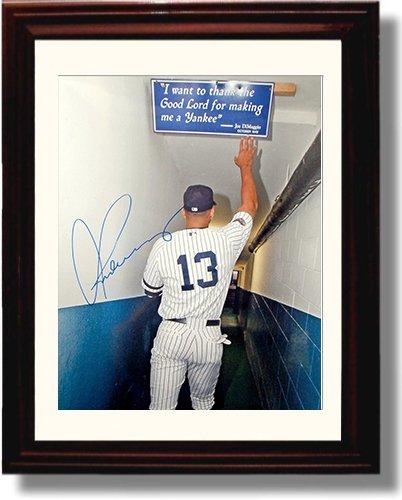 Unframed Alex Rodriquez Autograph Replica Print - Touch for Greatness Unframed Print - Baseball FSP - Unframed   