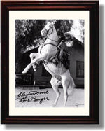 Unframed Lone Ranger Autograph Promo Print - Clayton Moore Jay Silverheels Unframed Print - Television FSP - Unframed   