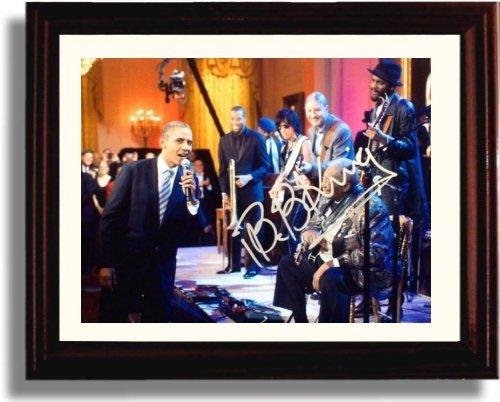 Unframed BB King and Barak Obama Autograph Promo Print Unframed Print - Music FSP - Unframed   